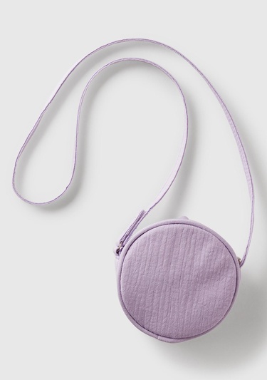  Kız Çocuk Lila 3D Şekilli Yastıklı Omuz Çantası