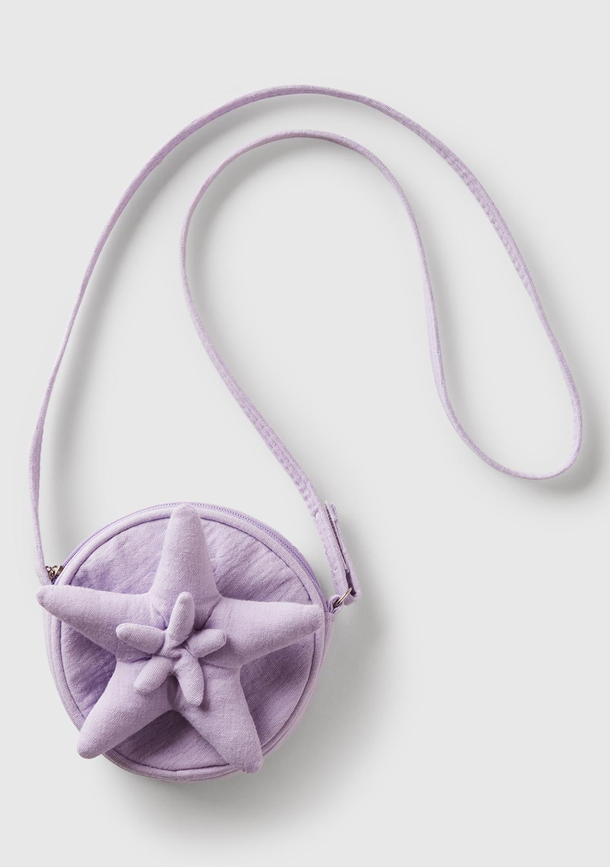  Kız Çocuk Lila 3D Şekilli Yastıklı Omuz Çantası