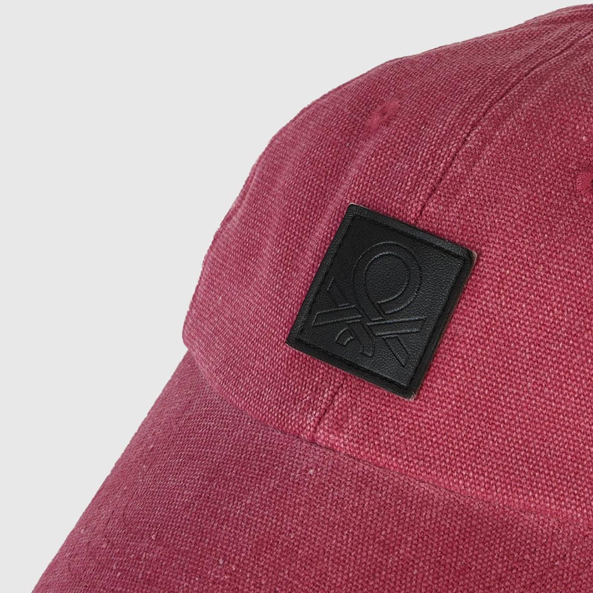 Erkek Çocuk Fuşya Kanvas Soluk Efektli Logolu Keo Şapka