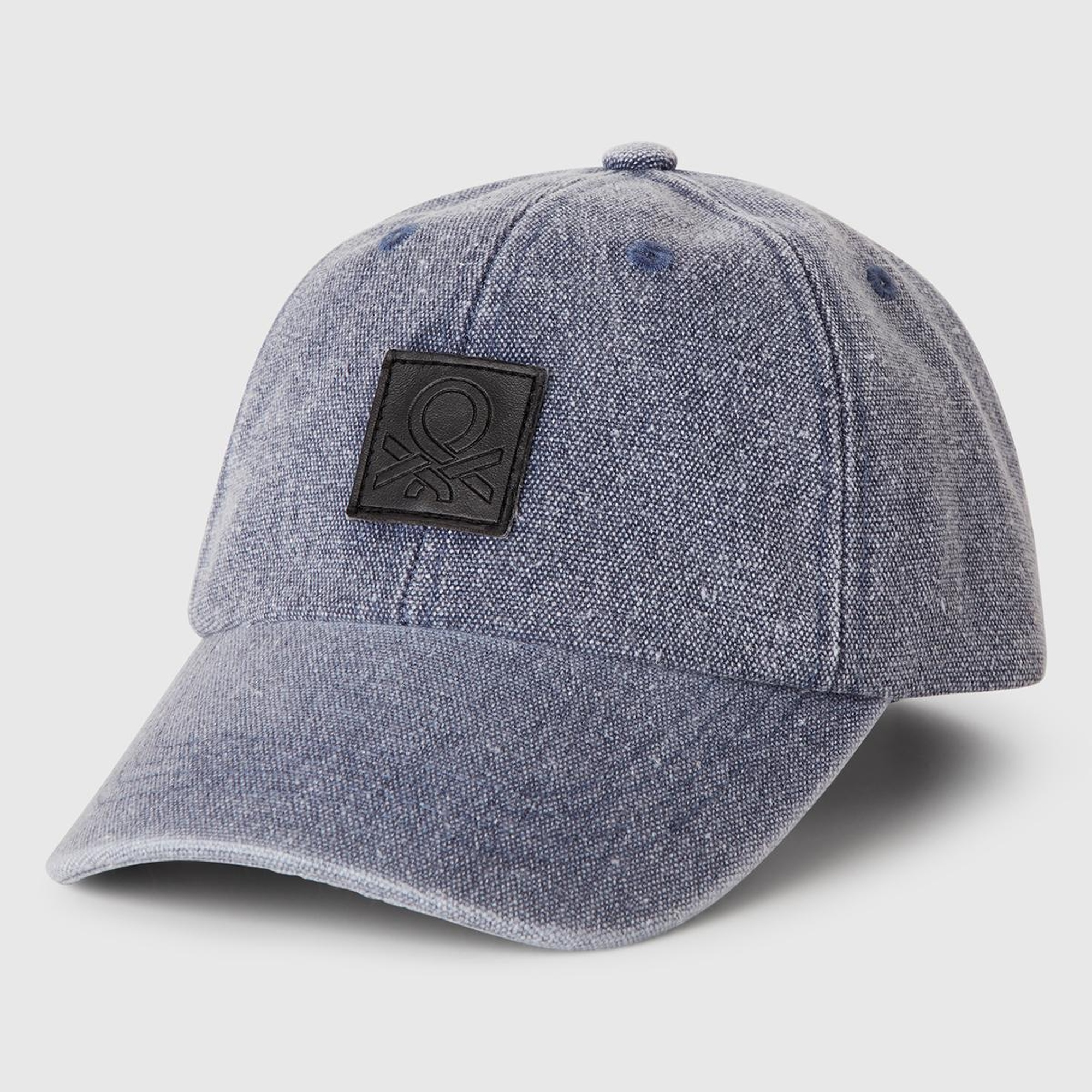 Erkek Çocuk Havacı Mavi Kanvas Soluk Efektli Logolu Keo Şapka