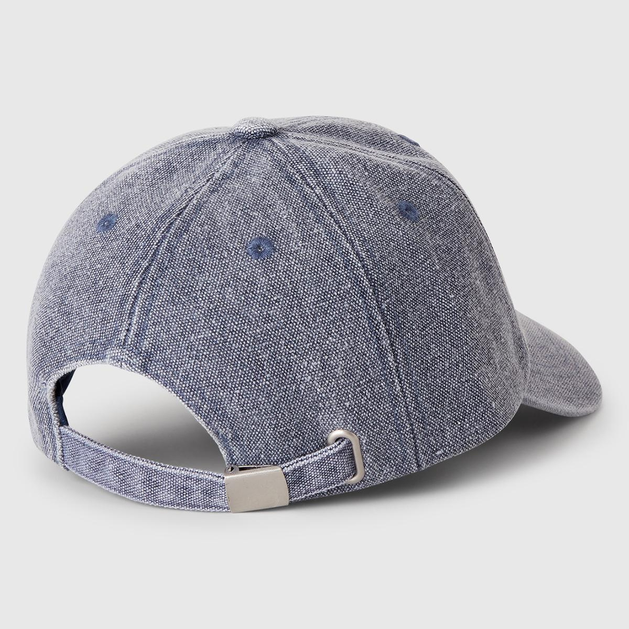 Erkek Çocuk Havacı Mavi Kanvas Soluk Efektli Logolu Keo Şapka