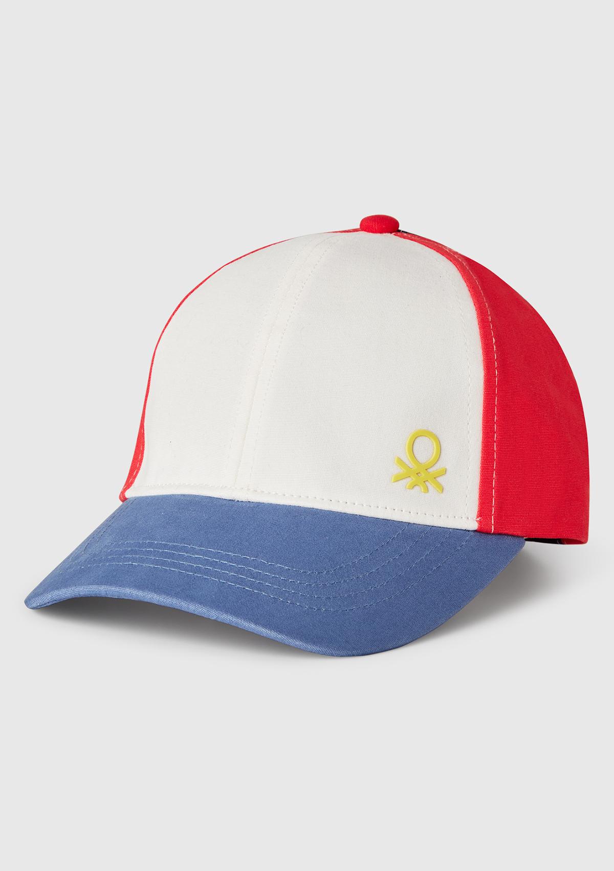  Erkek Çocuk Havacı Mavi Renk Bloklu Logolu Kep Şapka