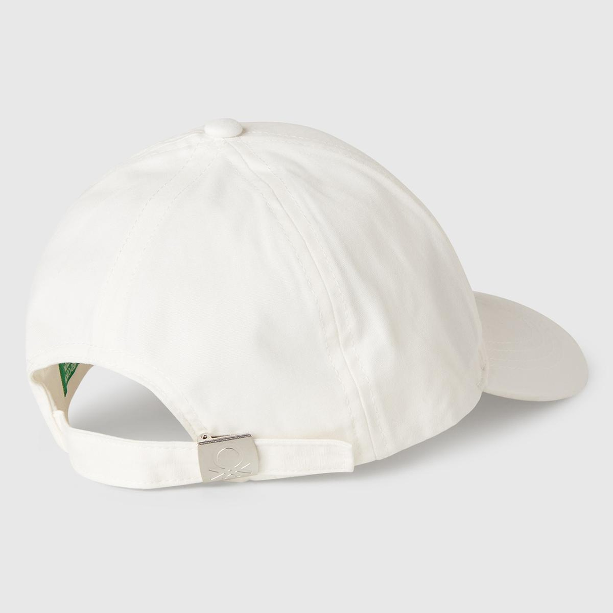 Erkek Çocuk Beyaz Logo İşlemeli Arkası Ayarlanabilir Kep Şapka