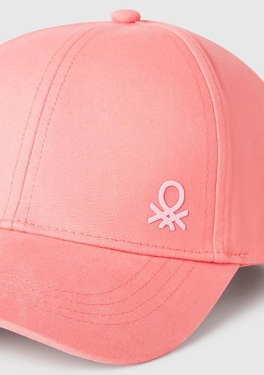  Erkek Çocuk Fuşya Logo İşlemeli Arkası Ayarlanabilir Kep Şapka