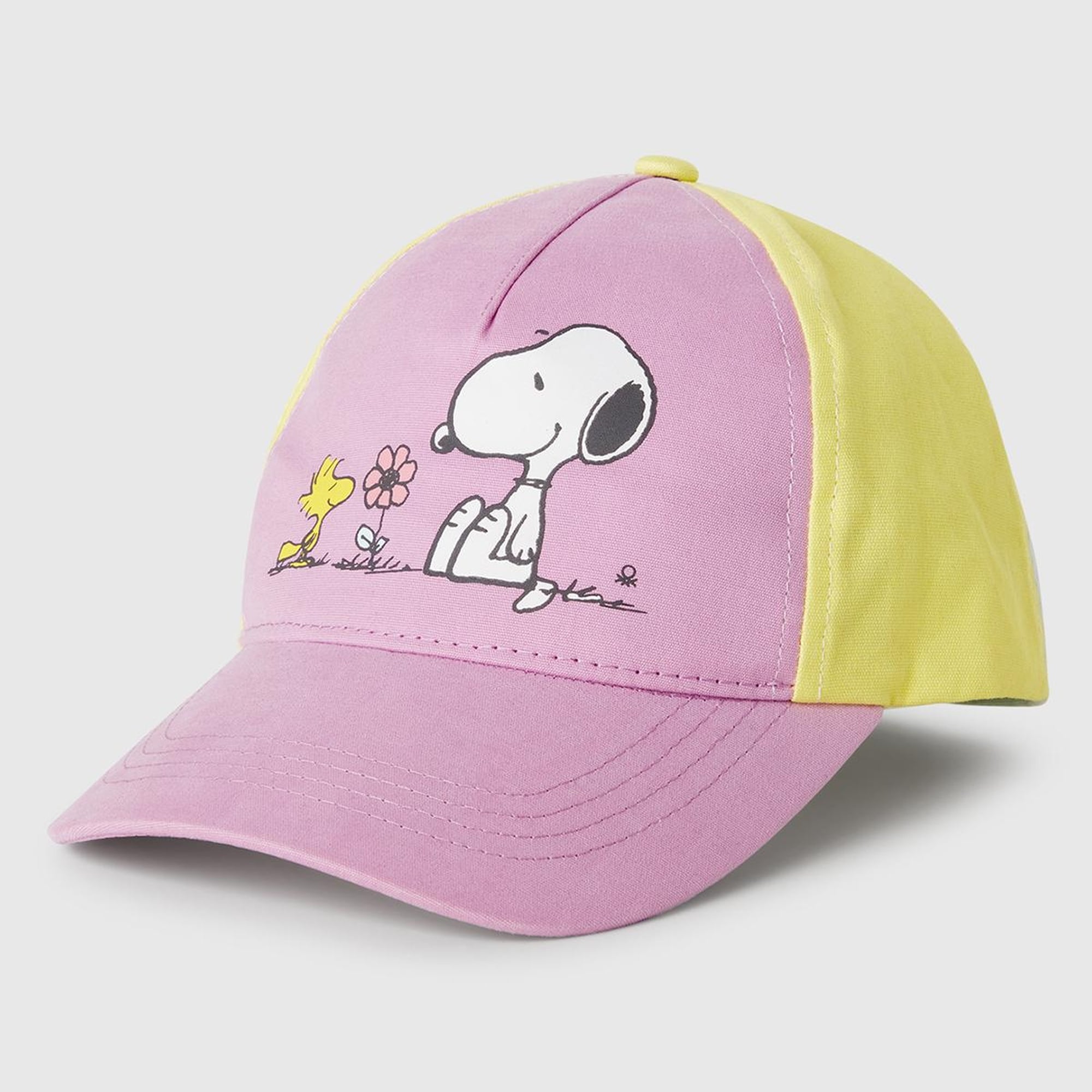 Erkek Çocuk Lila Peanuts Baskılı Renk Bloklu Kep Şapka