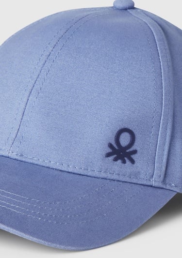  Erkek Çocuk Havacı Mavi Logo İşlemeli Arkası Ayarlanabilir Kep Şapka