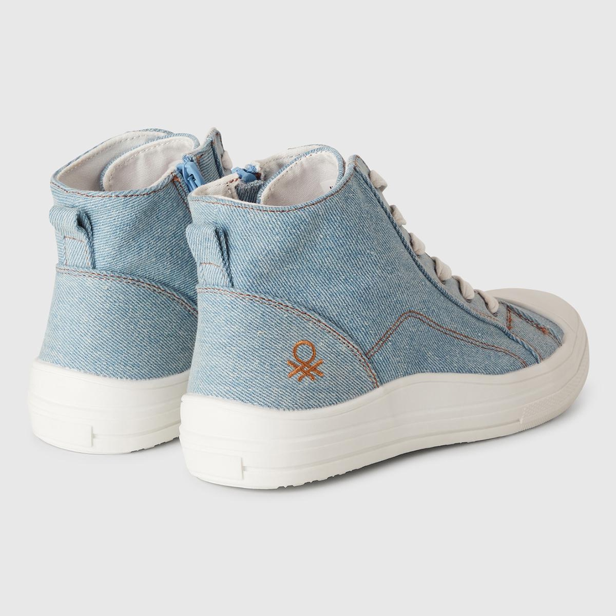 Erkek Çocuk Denim Logo Detaylı Sneaker