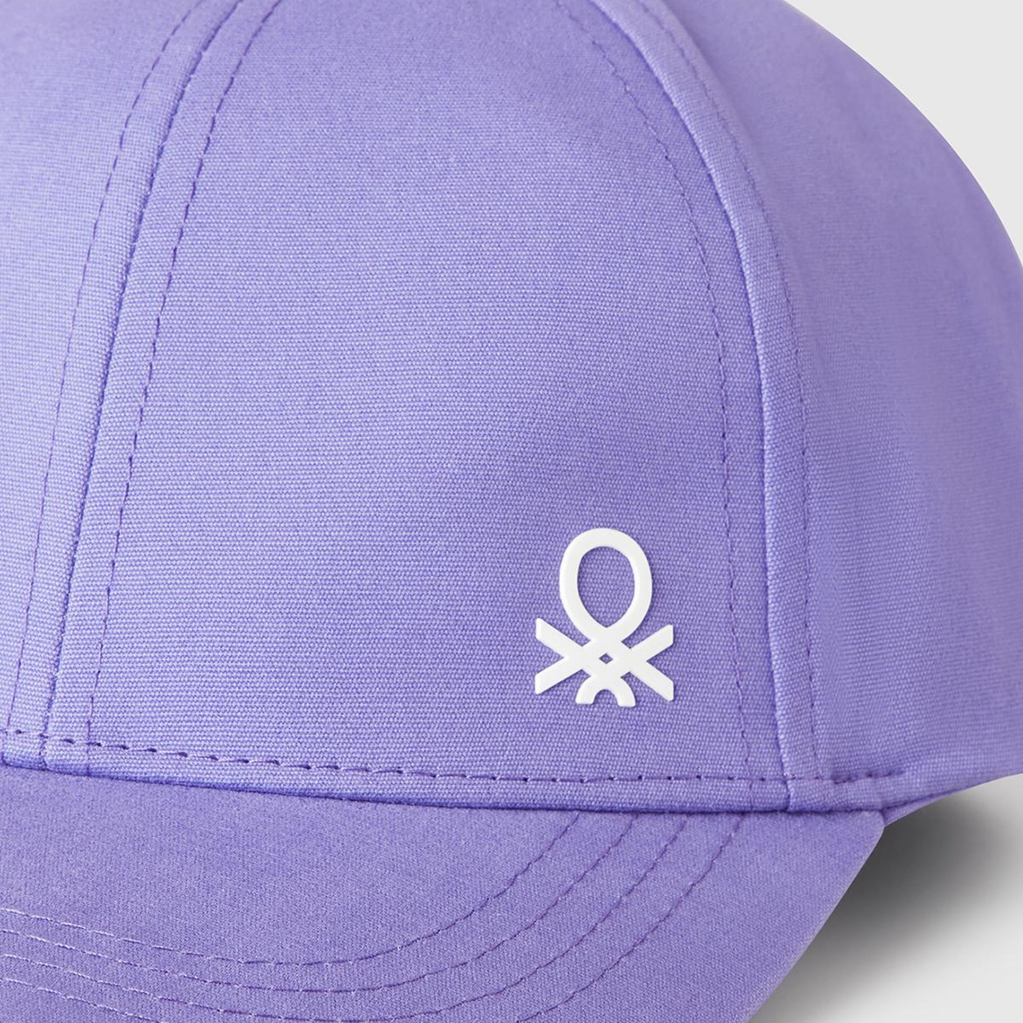 Erkek Çocuk Mor Logo İşlemeli Arkası Ayarlanabilir Kep Şapka