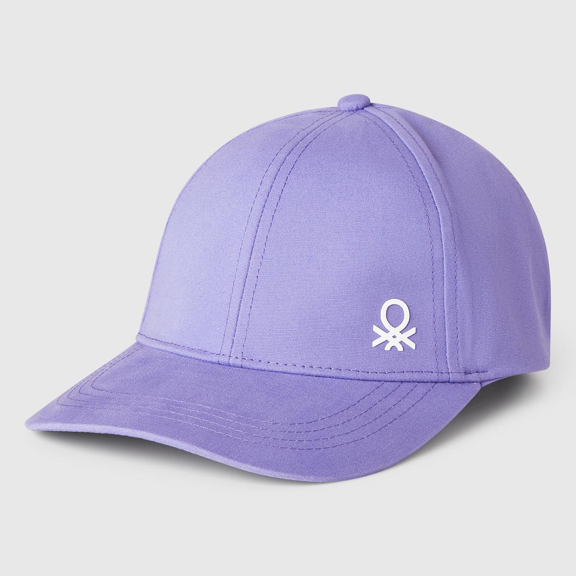 Erkek Çocuk Mor Logo İşlemeli Arkası Ayarlanabilir Kep Şapka