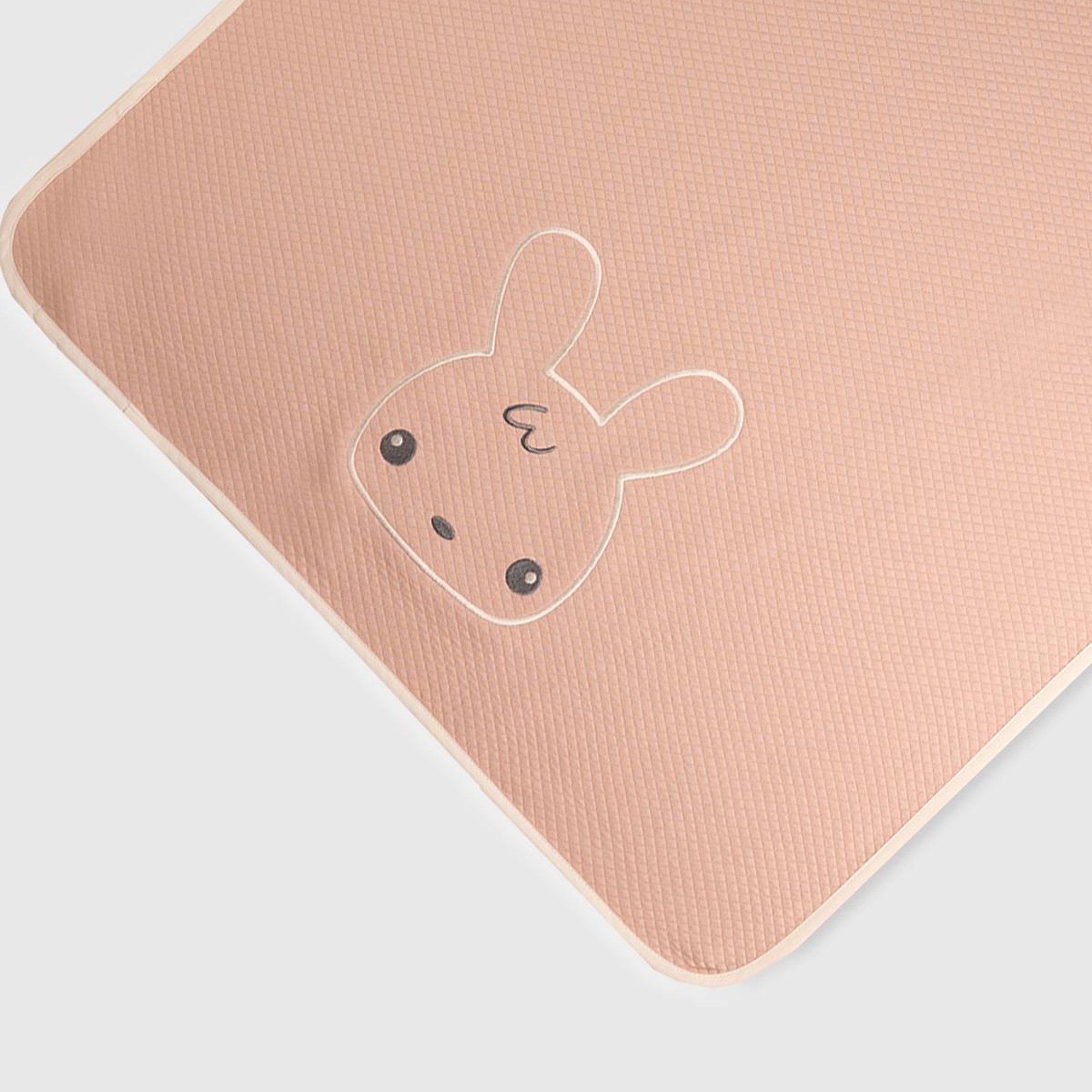 Bebek Ekru Grafik İşlemeli Battaniye