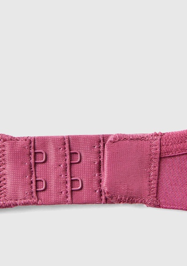  Kadın Bordo Benetton Logolu Askılı Sütyen