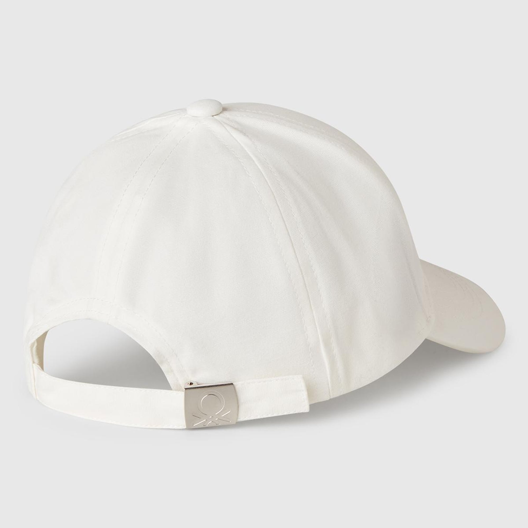 Erkek Çocuk Beyaz Önü Logo Baskılı Kep Şapka