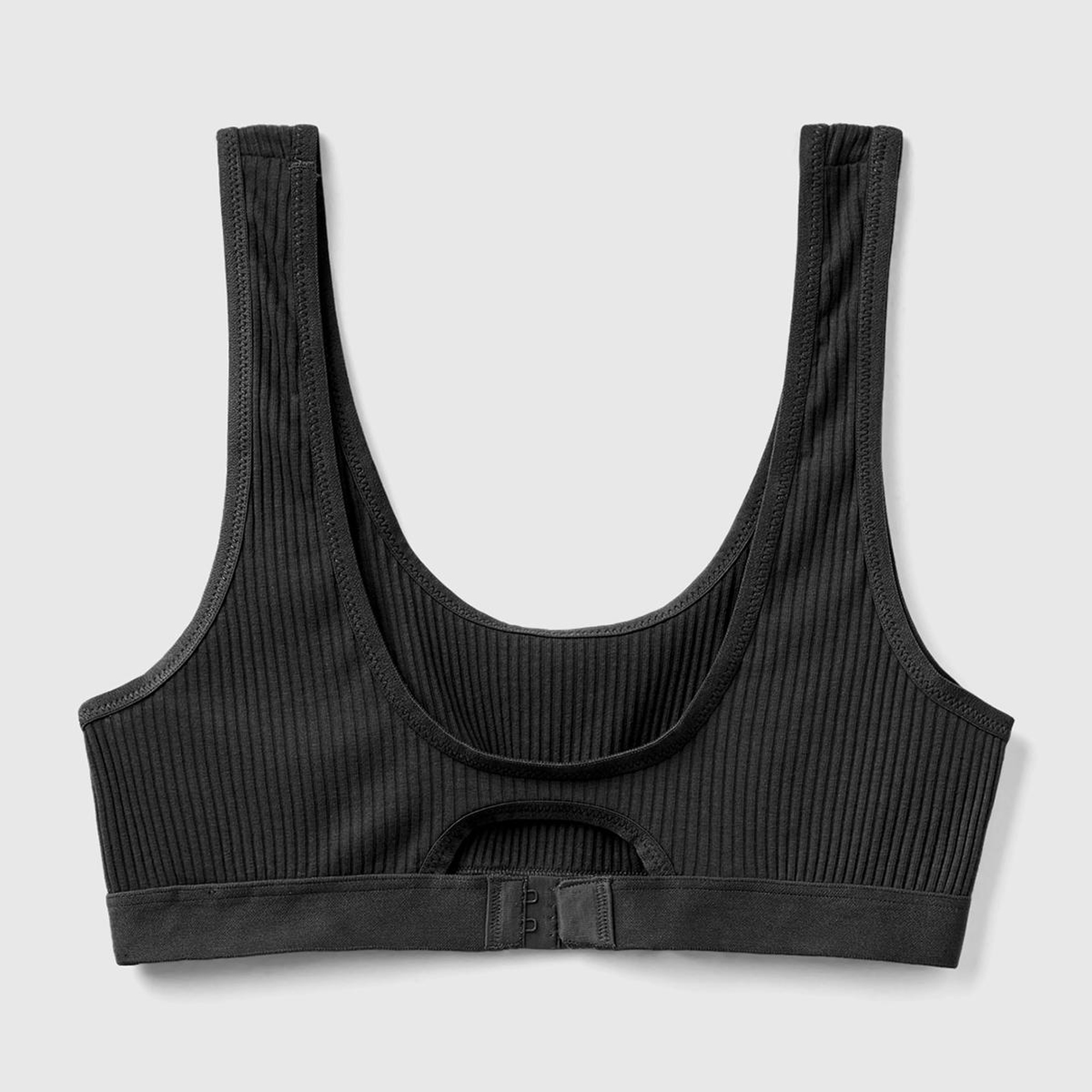 Kadın Siyah Benetton Logolu Spor Sütyen