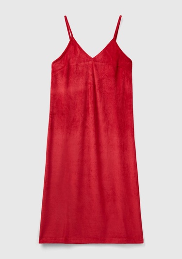  Kadın Kırmızı Gecelik