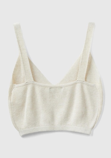  Kadın Bej Kaşmir Karışım Bralet