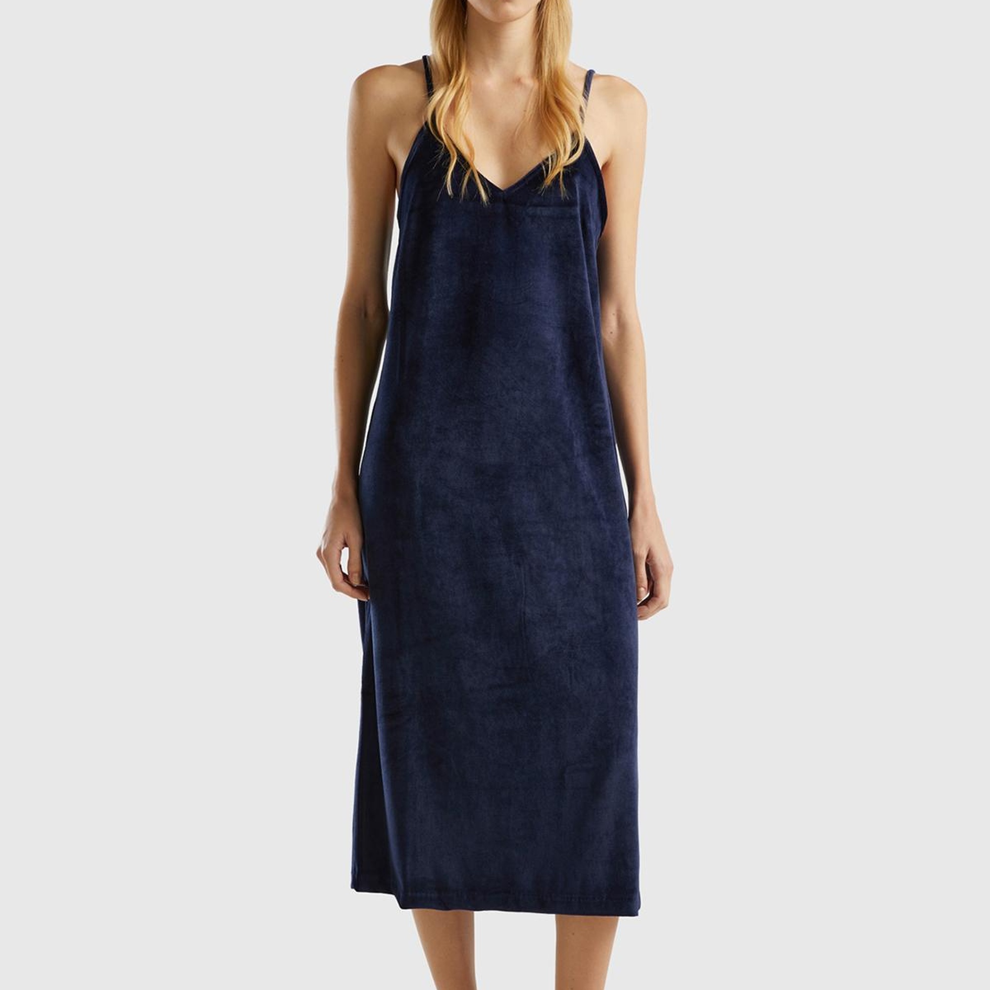 Kadın Lacivert Gecelik