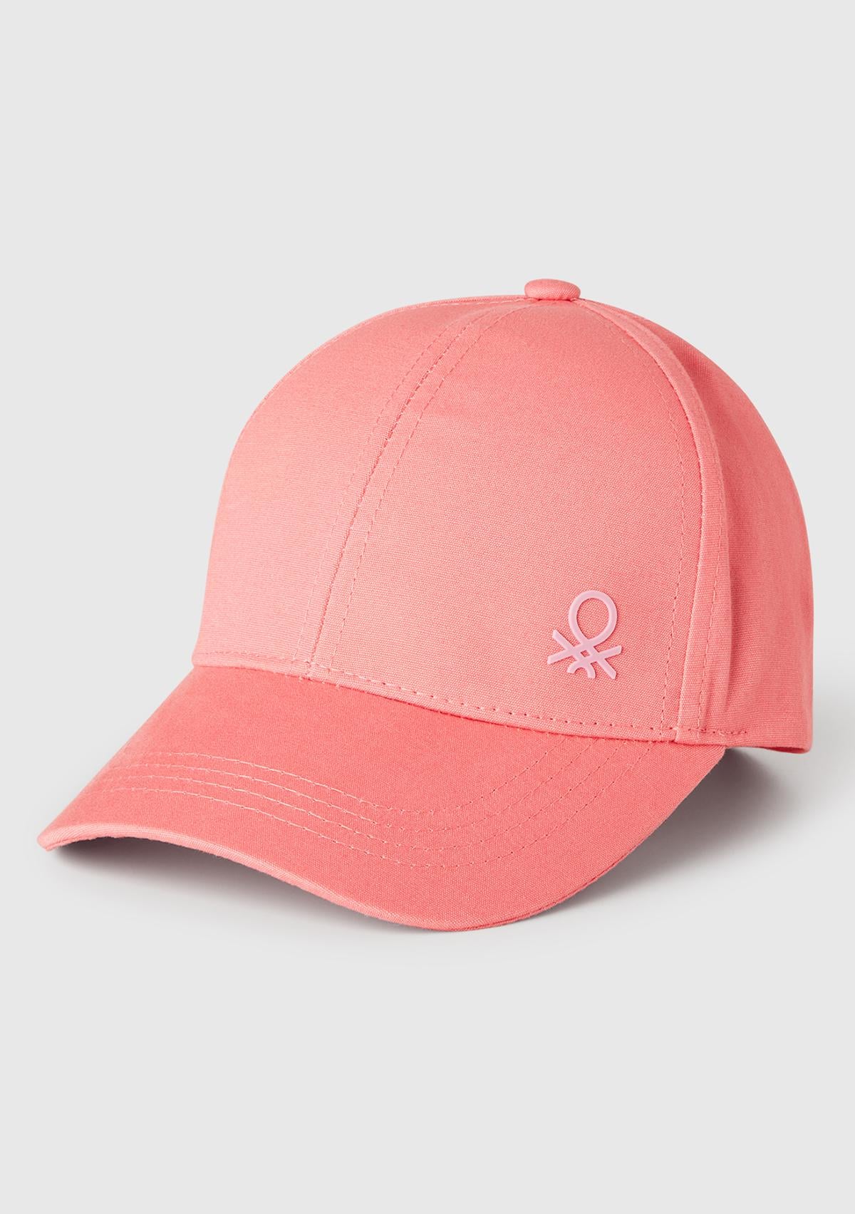  Erkek Çocuk Fuşya Önü Logo Baskılı Kep Şapka