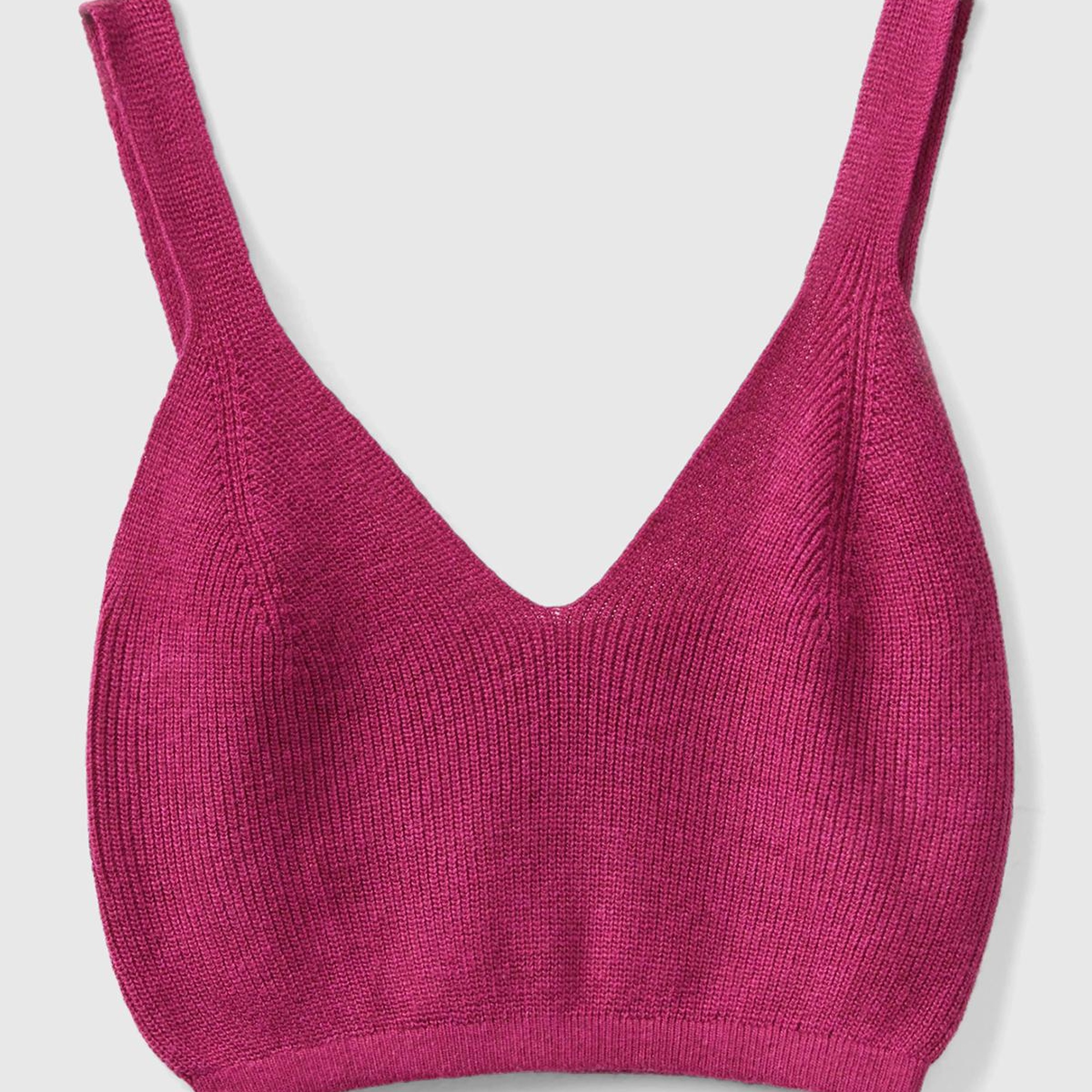 Kadın Fuşya Kaşmir Karışım Bralet