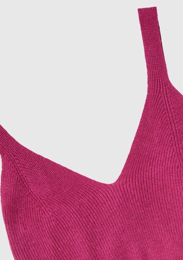  Kadın Fuşya Kaşmir Karışım Bralet