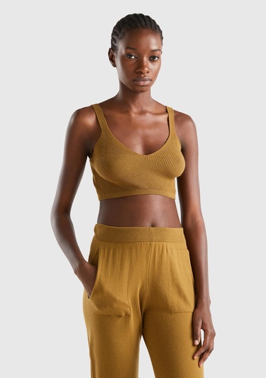  Kadın Taba Kaşmir Karışım Bralet