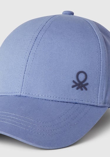  Erkek Çocuk Havacı Mavi Önü Logo Baskılı Kep Şapka