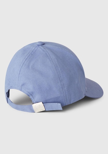  Erkek Çocuk Havacı Mavi Önü Logo Baskılı Kep Şapka