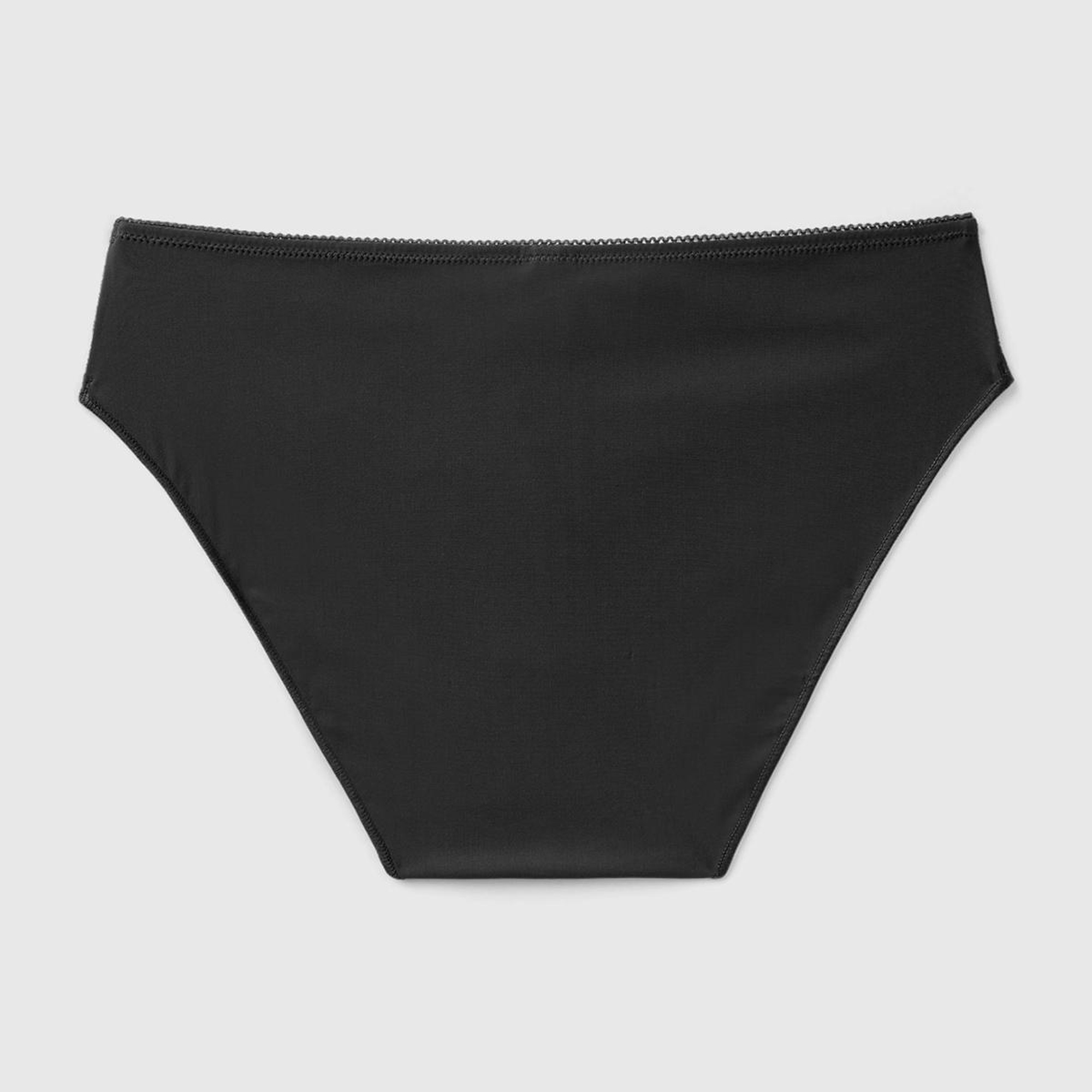 Kadın Siyah Dantelli Slip Külot