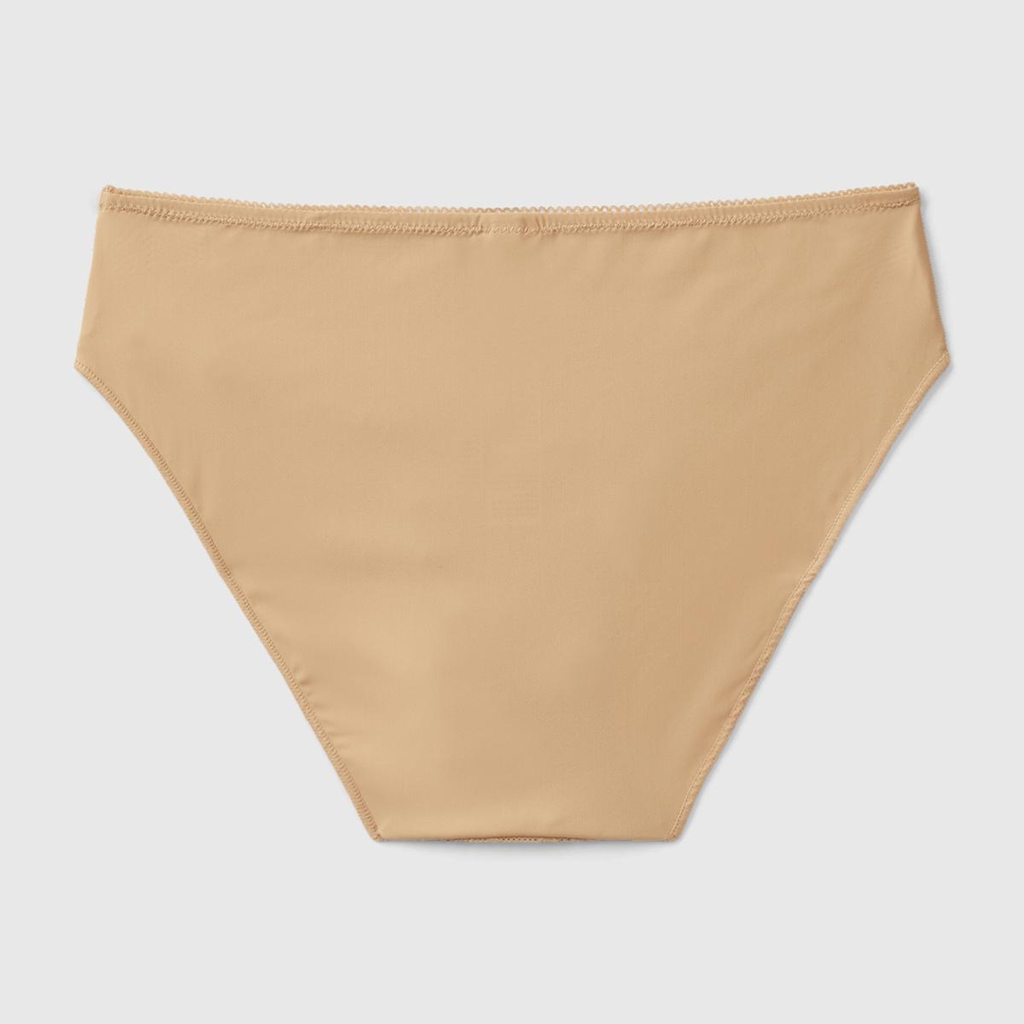 Kadın Taba Dantelli Slip Külot