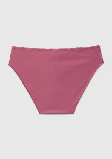  Kadın Bordo Dantelli Slip Külot