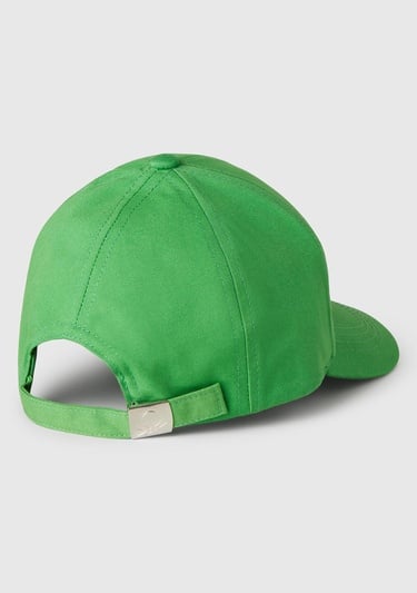  Erkek Çocuk Fıstık Yeşili Önü Logo Baskılı Kep Şapka