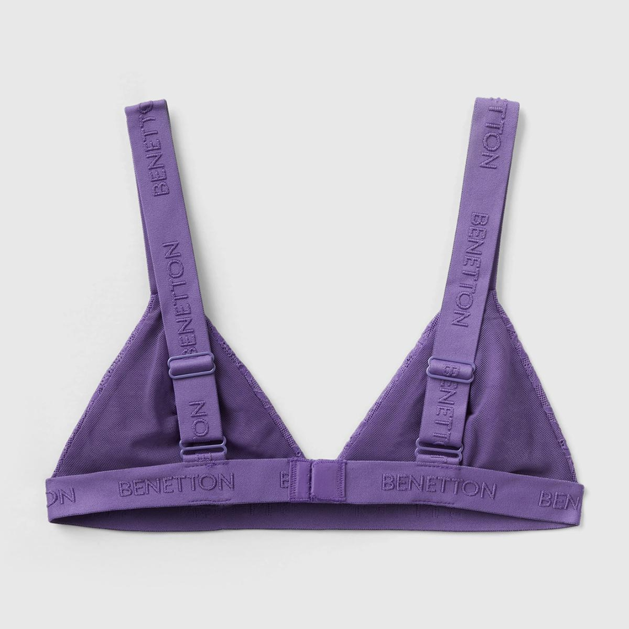 Kadın Mor Dantelli Üçgen Sütyen