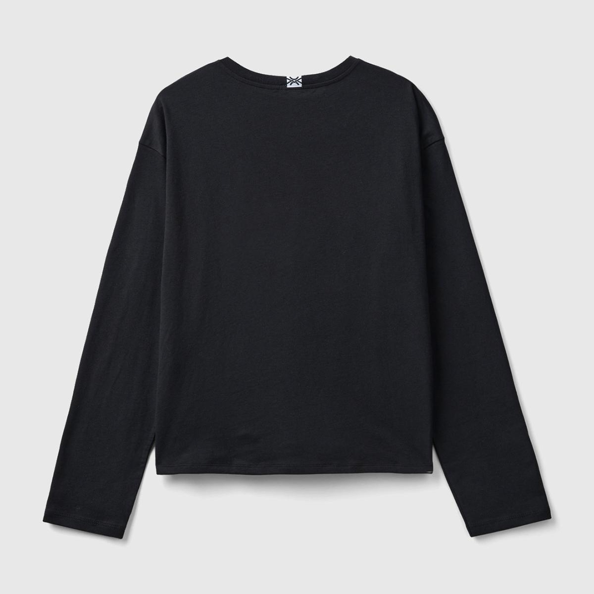 Kadın Siyah Slogan Baskılı T-Shirt