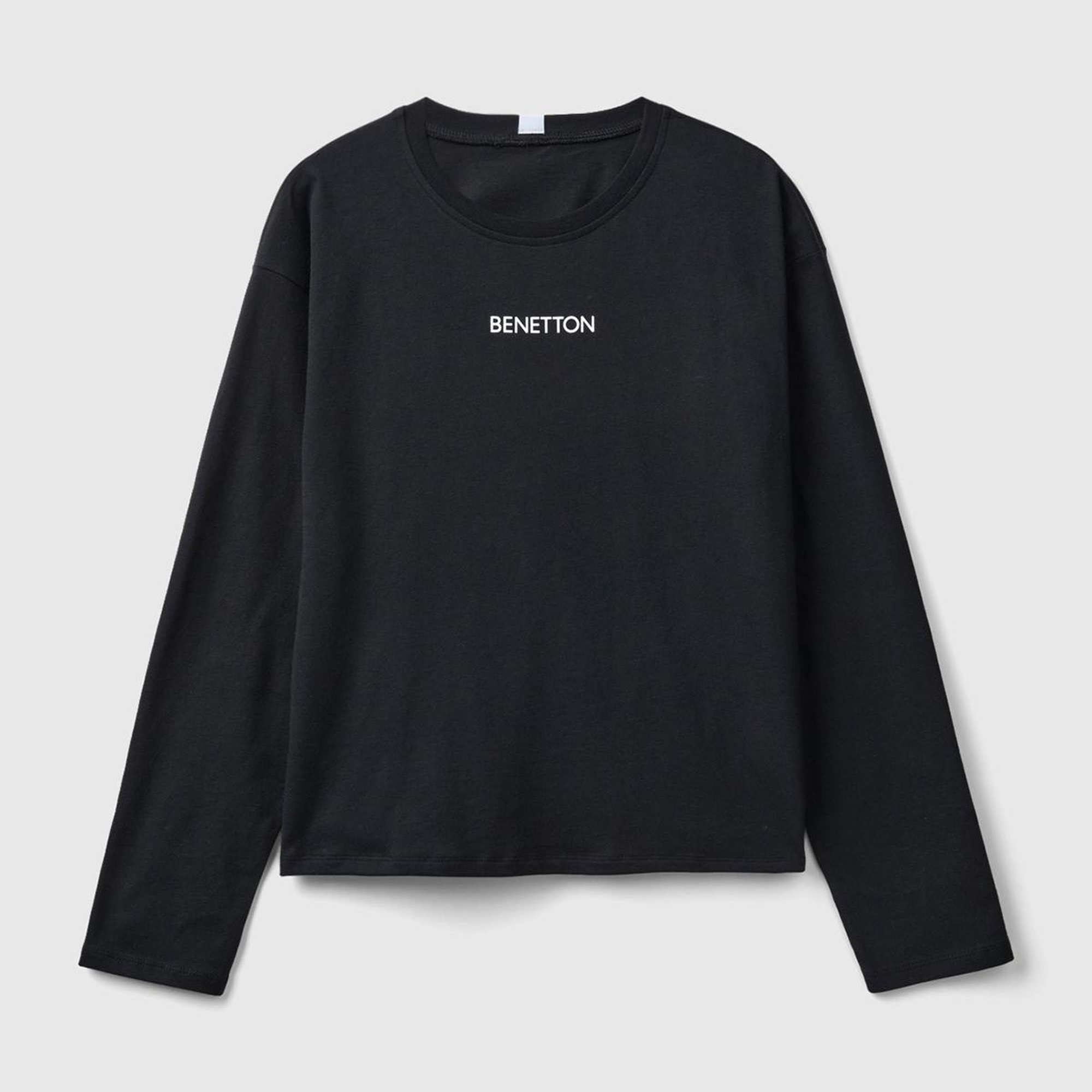 Kadın Siyah Slogan Baskılı T-Shirt