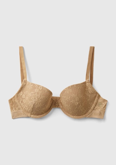  Kadın Taba Dantelli Sütyen
