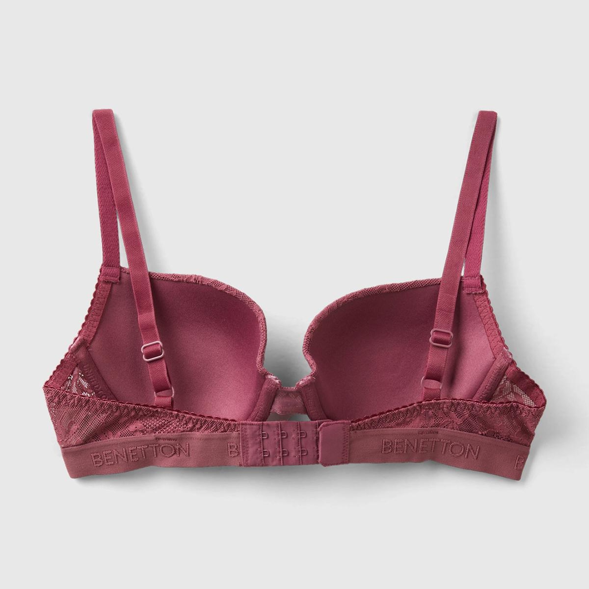 Kadın Bordo Dantelli Sütyen