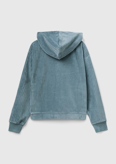  Kadın Antrasit Geniş Ribanalı Sweatshirt