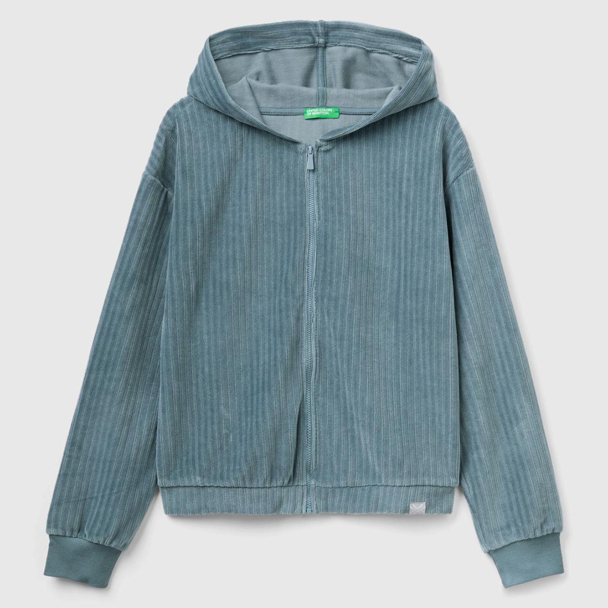 Kadın Antrasit Geniş Ribanalı Sweatshirt