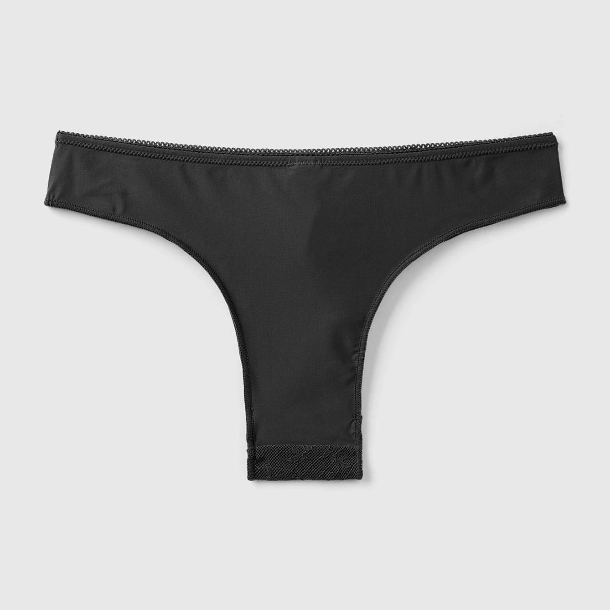 Kadın Siyah Dantelli Brazilian Külot