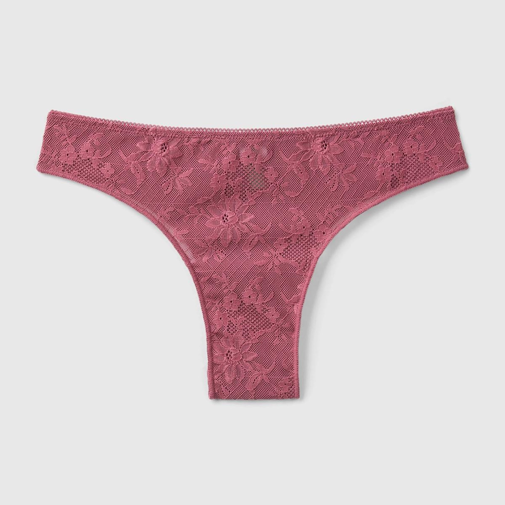 Kadın Bordo Dantelli Brazilian Külot