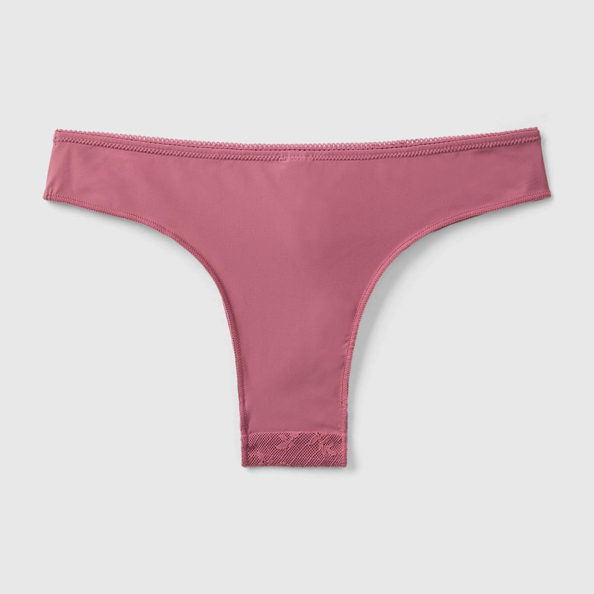 Kadın Bordo Dantelli Brazilian Külot