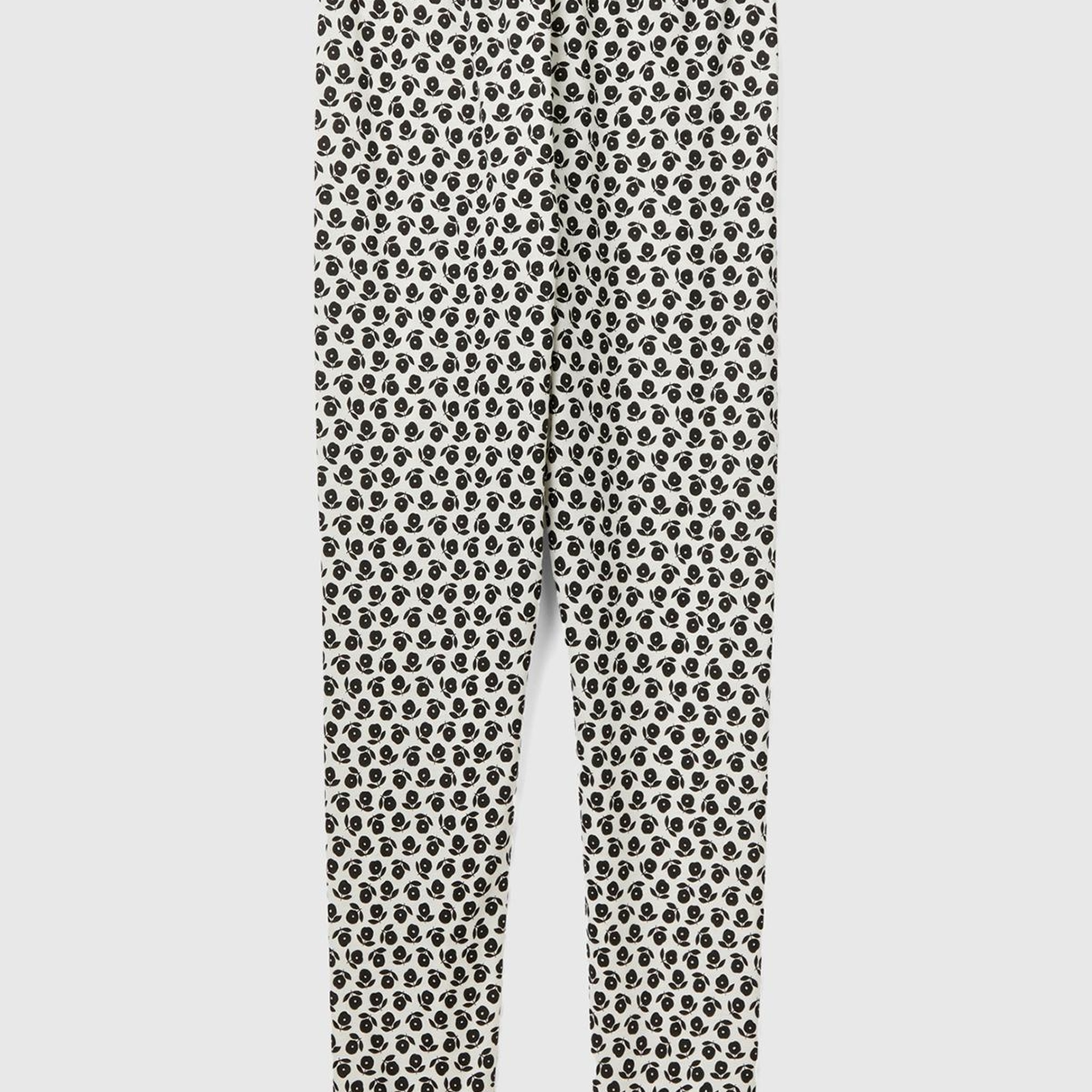 Kadın Karışık Tamamı Desenli Viskoz Karışımlı Pijama Alt