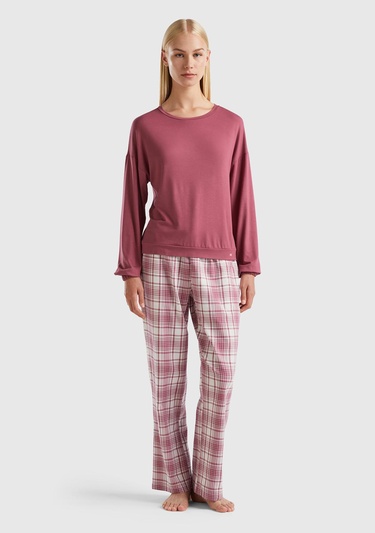  Kadın Bordo Etiket Detaylı Sweatshirt