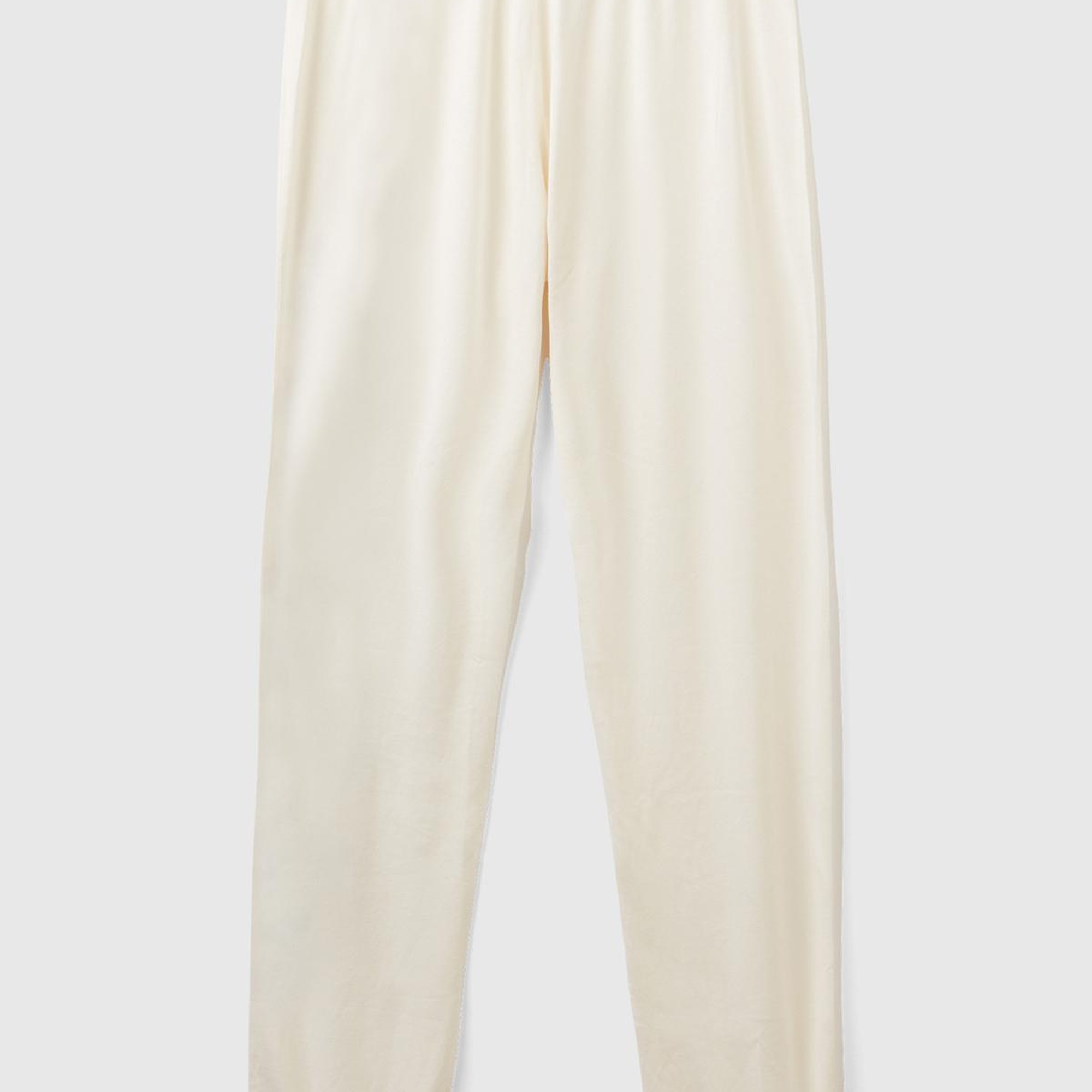 Kadın Krem Büzgü Paçalı Disney Baskılı Eşofman Alt