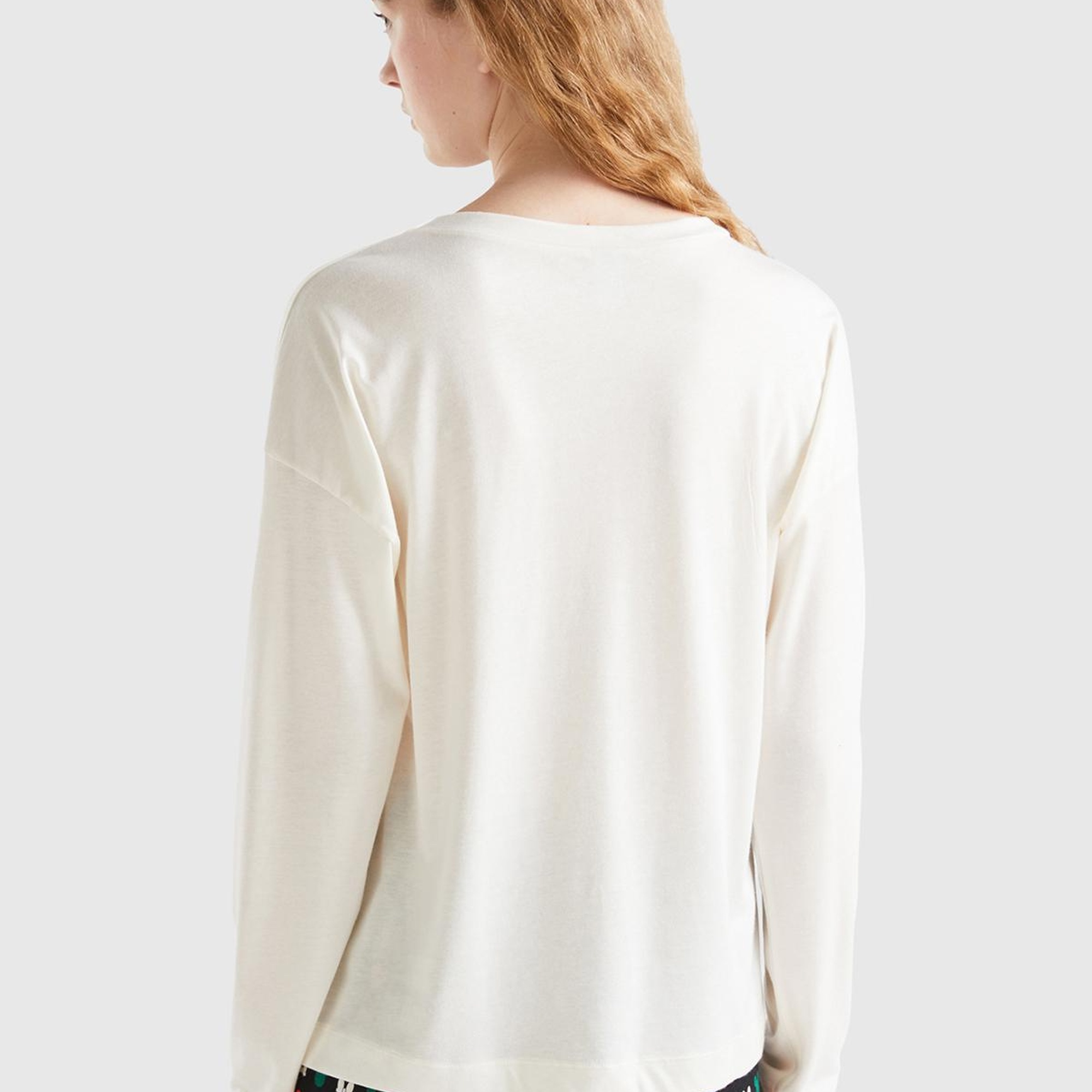 Kadın Krem Disney Baskılı T-Shirt