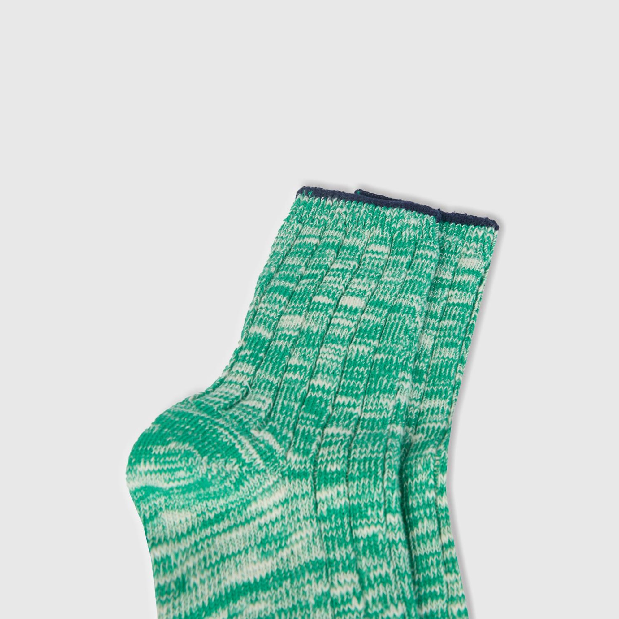 Erkek Çocuk Yeşil Kısa Mulin Çorap