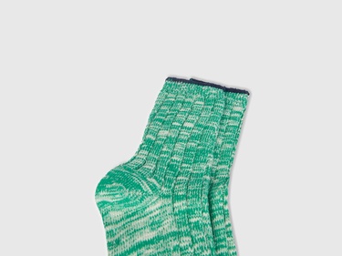  Erkek Çocuk Yeşil Kısa Mulin Çorap