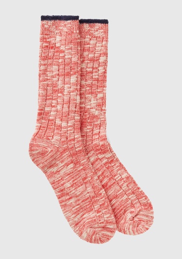  Unisex Kırmızı  Uzun Muline Çorap