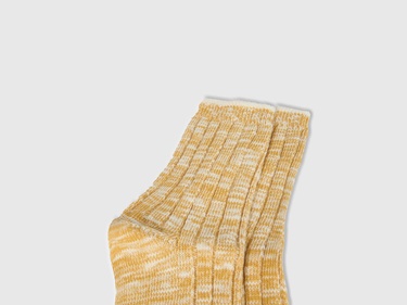  Erkek Çocuk Hardal Kısa Mulin Çorap