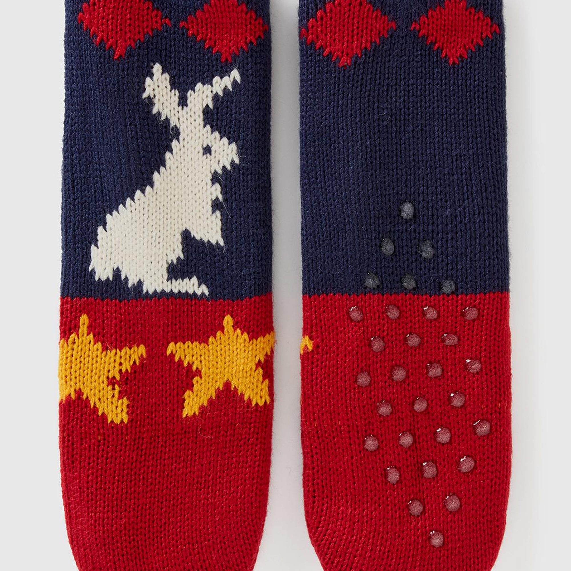 Erkek Çocuk Lacivert Tavşan Desenli Soket Çorap