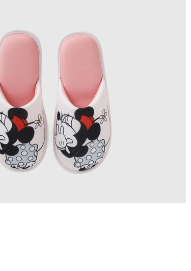  Erkek Çocuk Pembe Mickey Desenli Terlik